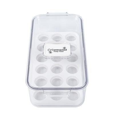 China Freshness Preservation Quality Refrigerator Storage Box Excellent Large Capacity Sealed Transparent Fresh Food Box for sale