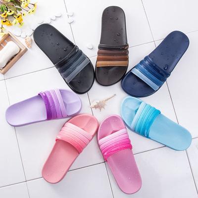 China 2020 Fashion Trend New Design Non-slip Women's Slippers Bathroom Shower Slippers For Women Ladies Slip On Flip Flops Slider Flat Slippers Lady for sale