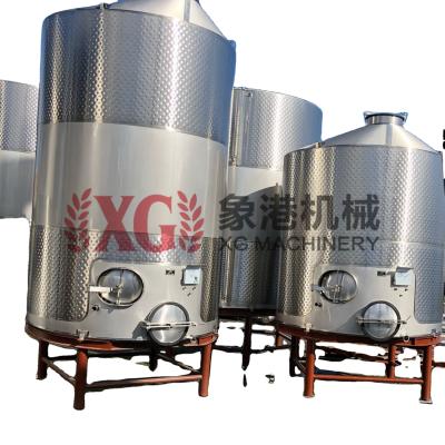 China 10bbl Hotels Winery Conical Lined Stainless Steel Fermenter Wine Fermentation Tanks for sale