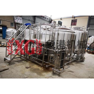 China Hotels Stainless Steel Tank Pot Beer Fermentation Tank Brew Brewery 60BBL/7000L System for sale