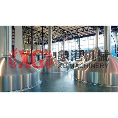 China Hotels 10000L 100HL 80BBL Steam Fermenter Heating 4 Automatic Ship Brewhouse Stainless Steel Industrial Beer Brewing Equipment for sale