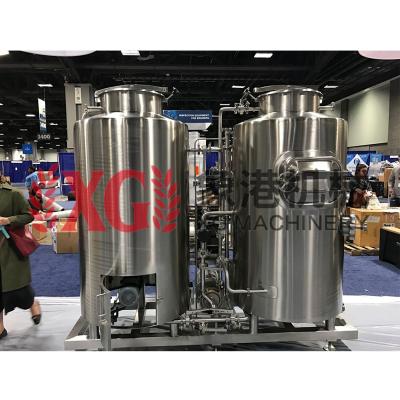 China Hotels 500L 5HL 4BBL Stainless Steel Steam Heater Combined 3 Vessel Draft Beer Equipment for sale