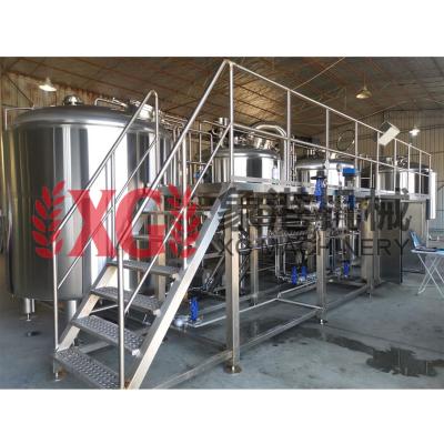 China 3500L Hotels Brewery Turnkey Project COMMERCIAL Beer Brewing System SUS304 Fermentation Tank for sale