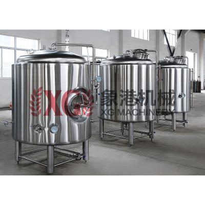 China Hotels 3500L 35HL 30BBL BRITE SS304 Lined Luminous Top Manhole Serving Beer Tanks BBT For Beer Filling for sale