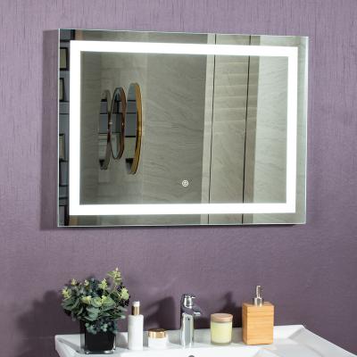 China Wholesale Wall Decor Illuminated Modern Luxury Custom Made Hotel Bath Bathroom Vanity LED Lighted Mirror for sale