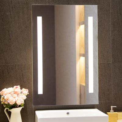 China Bright Stylish Fogless Framed Modern Luxury Custom Bathroom Vanity LED Bath Lighted Smart Mirror for sale