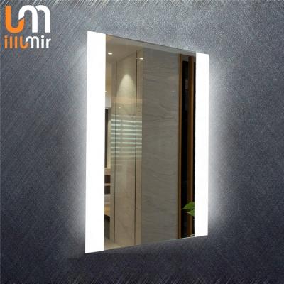 China Wholesale Bright Interior Elegant Wall Mounted Decorative Shower Illuminated Bath Vanity LED Mirror for sale