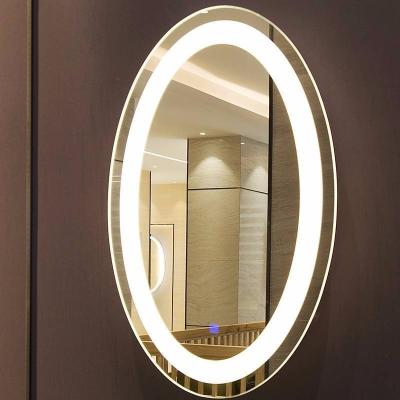 China China Factory LED Illuminated Luxury Wall Mounted Bathroom Mirrors for sale