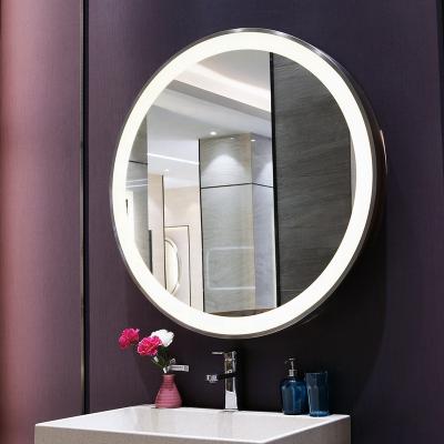 China Customized Round Bathroom Decorative 2835 SMD LED Mirror Frame Modern Bathroom Mirror Frame Replaceable Strip for sale