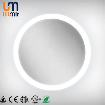 China Magnifying Adjusting Dimming and Color Temperature Round Design Wall Bathroom Decorative Mirror Smart for sale