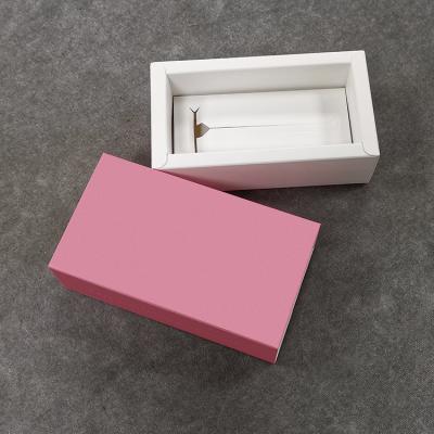 China Handmade wholesale kraft paper drawer card box for shavor toy soap with insert for sale