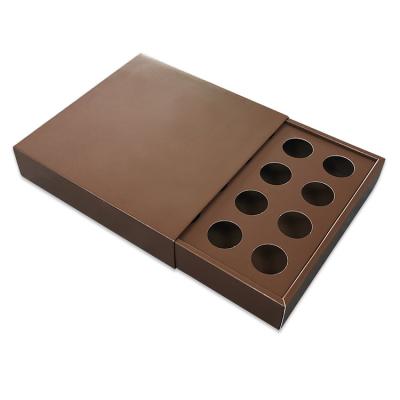 China Handmade Cardboard Customized PP-PB227 Macaron Coffee Cookie Snack Drawer Candy Food Snacks Packaging Match Gift Box Handmade Accept for sale