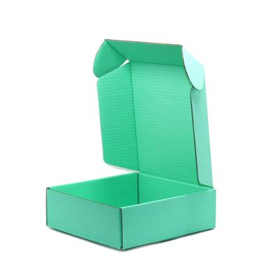 China Recycled Materials Free Printed Design Medium Paper Full Mailer Corrugated Package Box Easy Folding With Custom Logo For Packaging Shoe Box for sale