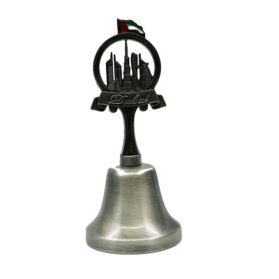 China Custom Antique Brass Dubai Metal Dinner Bell Tourist Souvenir for sale