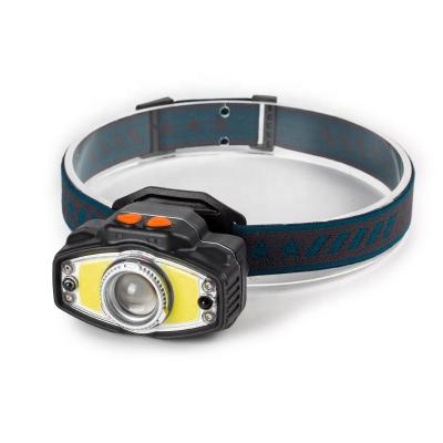 China Induction Mode High Power 10W Adjustable Led Belt Rechargeable 3 Rettes + Led Cob Chasing Head Lamp for sale