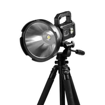 China New outdoor handheld rechargeable solar charging hunting searchlight P50 with tripod for sale