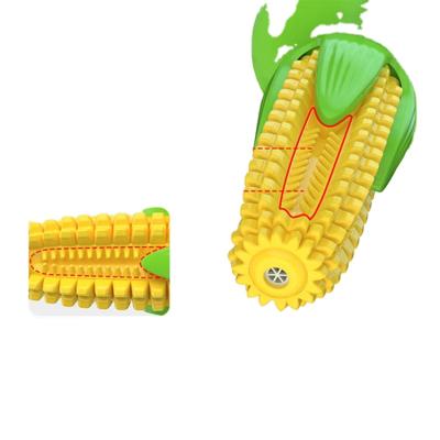 China Quality Price Viable Guaranteed Dog Toy Corn Molar Dog Toothbrush Suction Cup Suitable Dog Toys In Stock for sale