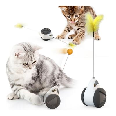 China Interesting Price Cat Toy Chaser Balanced Cat Chasing Toy Interactive Kitten Swing Toy Factory Viable Supply for sale