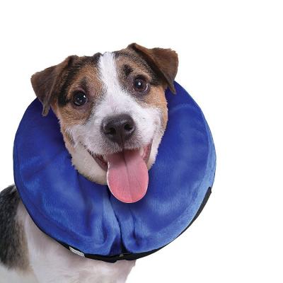 China Durable Inflatable Elizabethan Protection Pet Collar Soft PVC Recovery Pets Cat E-Collar for sale