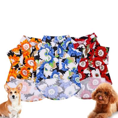 China Wholesale Sustainable 2021 Manufacturers Comfortable And Breathable Dogs Cloth Pet Clothes Summer for sale