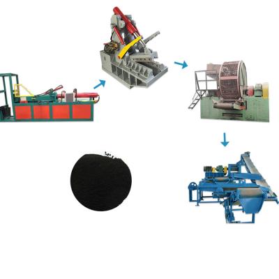 China Rubber Extractor Machine Steel Wire Bead Tire Floor Grinder Mill Tire Powder Recycling Manufacturing for sale