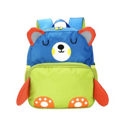 China 2021 New Design Reflective Stripe Waterproof Cute Animal Backpack School Bags Boy Girls for sale