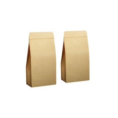 China Recyclable Wholesale Custom Logo Printing Kraft Paper Bag for sale