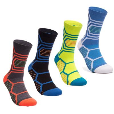 China OEM Antibacterial Colorful Custom High Quality Compression Sports Nylon High Quality Recycling Socks For Men for sale