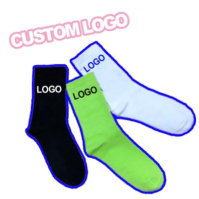 China XR-010 Breathable Made To Your Own Design Logo Custom Mid Calf Socks Custom Made Men Cotton Socks for sale