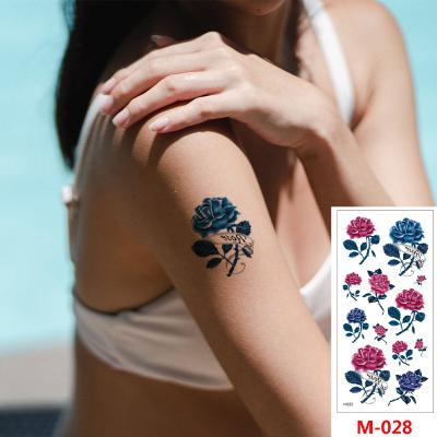 China Wholesale High Quality Temporary Purchase Women Girls Body Makeup Flowers Water Temporary Transfer Tattoo Sticker for sale