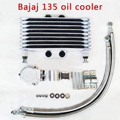 China MOTO 250mm Motorcycle Bajaj 135 Oil Cooler Engine Radiator Oil Cooling for sale