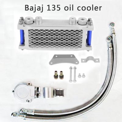 China Motorcycle Bajaj 135 Oil Cooler Engine Radiator Oil Cooling 200mm Motorcycle for sale