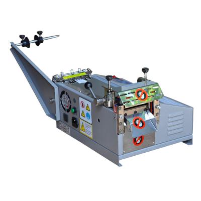 China Food PVC Auto Cello Strap Computer Electric Nylon Tape Cutting Machine for sale