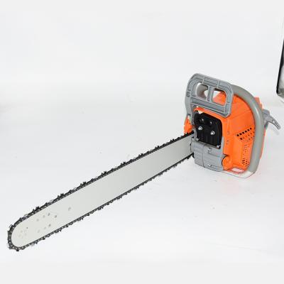 China Portable Gasoline 2-Stroke Chainsaw 52/58cc Cheap Chainsaw With Spare Parts for sale