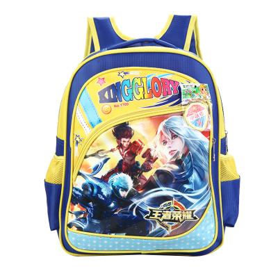 China OEM new latest fashion waterproof cartoon style baby boy anime school bag backpack school bag for sale