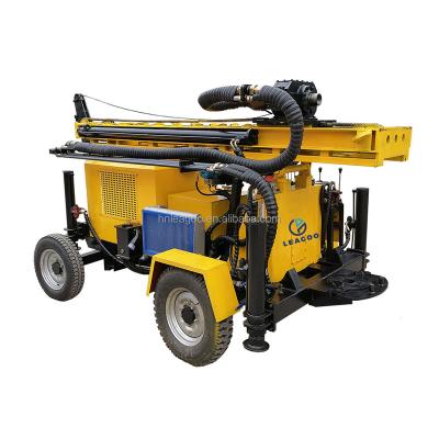 China LG-150T DTH portable water well hammer drilling rig for water well for sale