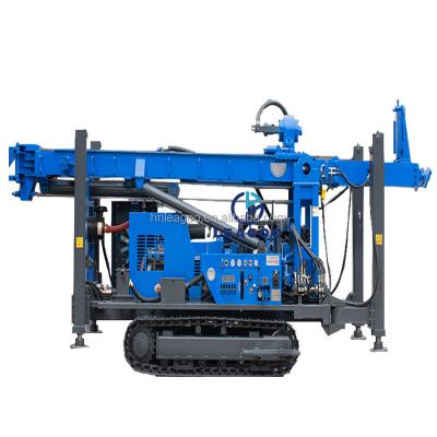 China Cost Effective Hydraulic Water Well Crawler DTH Drilling Rock Drilling Rig With Mud Pump And Air Compressor for sale