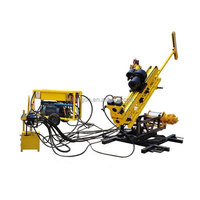 China Portable lightweight deep tunnel pitting drilling rig for hard rock for sale