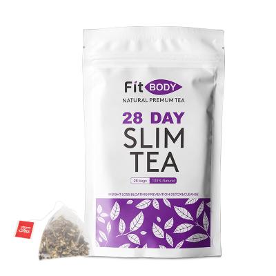 China Factory OEM Flat Belly Tea Decaffeinated 28 Day Detox Herbal Flat Belly Tea for sale