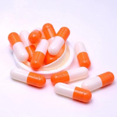 China High Quality Pharmaceutical Grade Red Yellow Color Gelatin Size 0 Capsule Empty Gelatin Capsules for sale