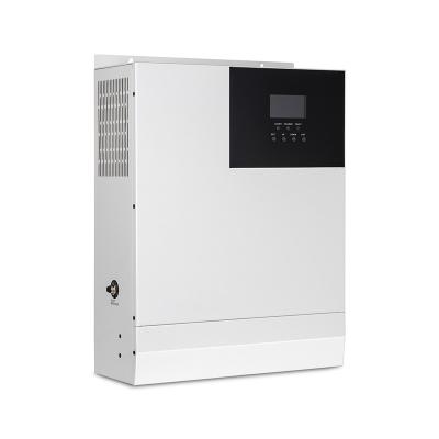 China Off Grid 5KVA Solar Inverter 48V DC To 110V 220V 230V AC Biult-In MPPT 145Vdc 5000W 5KW Solar Hybrid Inverter 426*322*124mm for sale