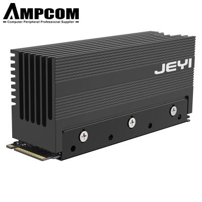 China For M2 2280 Solid State Drive AMPCOM M.2 2280 SSD Heatsink Heatsink Heavy Duty Aluminum Convector Heatsinks With Fins for sale