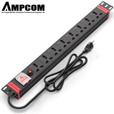 China Distribution Rack Strip Power PDU Power PDU 16A Outlets 16A Inch Energy PDU For Server Room Network Patch Panel for sale