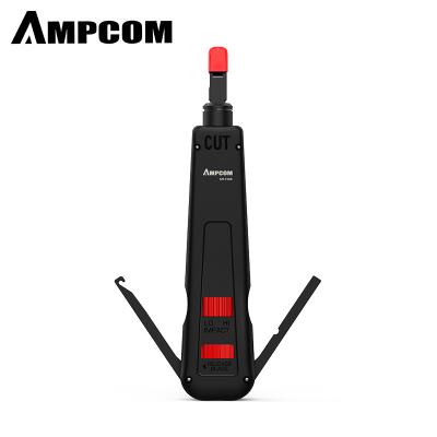 China RJ45 RJ11 Cable Crimper AMPCOM Punch Down Tool Networking Cable Cutter Cord Scraper Blader for Home Wiring Project for sale