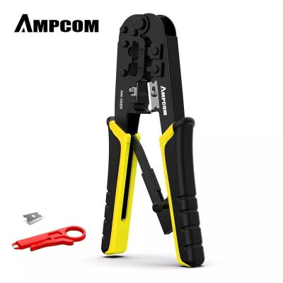 China Cable Pliers AMPCOM Cable Stripper Crimper Plier Telecom Parts Cat6 Jack Triplexer Trapezoidal Jogger For Patch Cord Cable Shed for sale