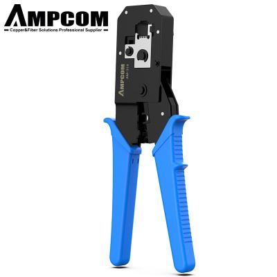 China Hydraulic Cable Crimper AMPCOM Cutter Tool Network Cable Pliers Tool for Network Cable Wiring Tool Kit for sale