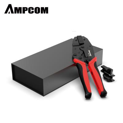 China Cable Crimping Crimper AMPCOM Cable Tools Network Cable Pliers Crimper RJ45 8P8C Plug Ethernet Cable Cutter Scraper for sale