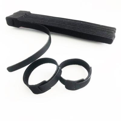 China Adjustable Nylon Back to Back Hook & Loop Cable Tie Hook and Loop Cable Organizer for sale