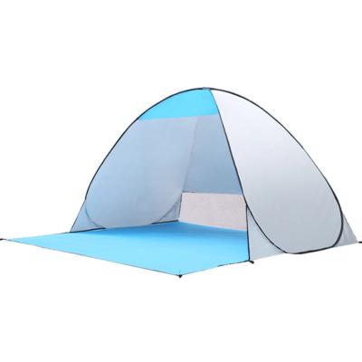 China Pop up tent 1-2 person quick open sunshelter 90% UV-protective pop up beach tent for camping fishing for sale