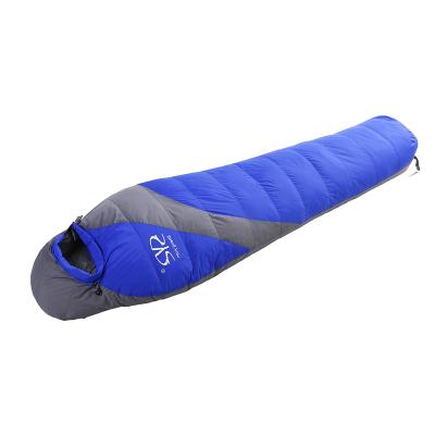 China Wholesale 1600g Mummy Filling Duck Down Sleeping Bags for Cold Weather for sale